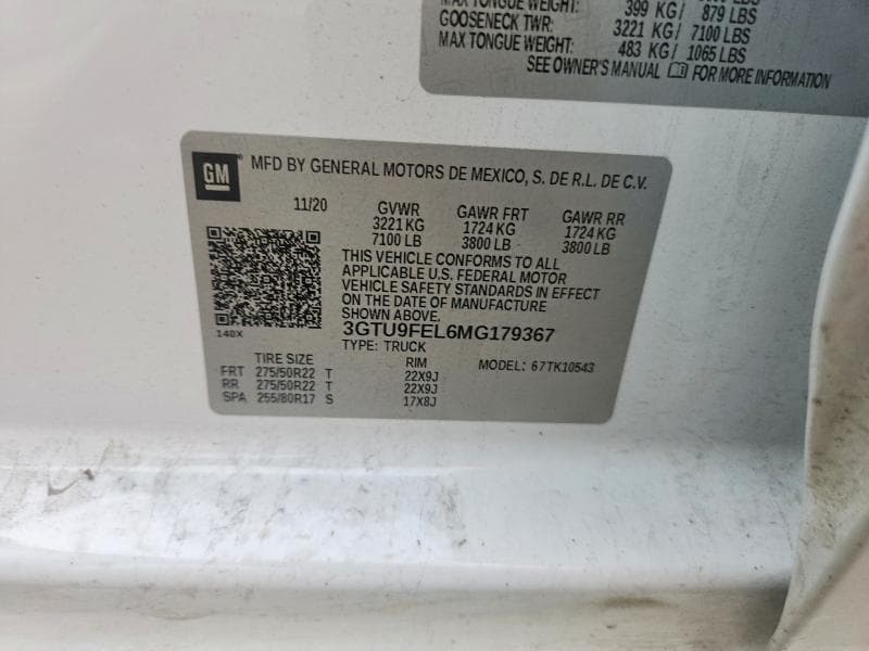 2021 GMC SIERRA K1500 DENALI 12