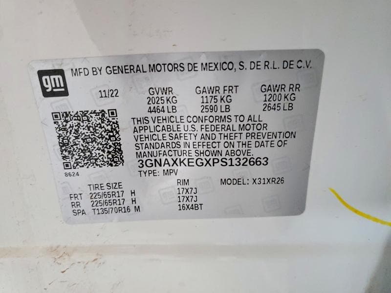2023 CHEVROLET EQUINOX LT 12
