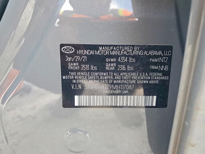 2021 HYUNDAI SONATA LIMITED 13