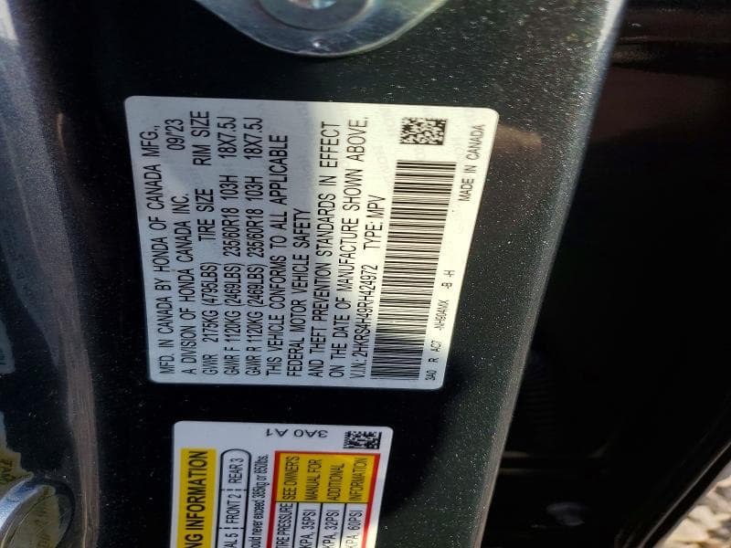 2024 HONDA CR-V EX 12