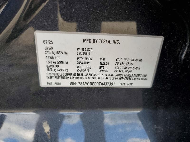 2026 TESLA MODEL Y 12