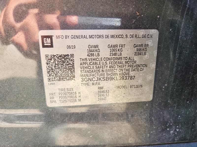 2019 CHEVROLET TRAX LS 12