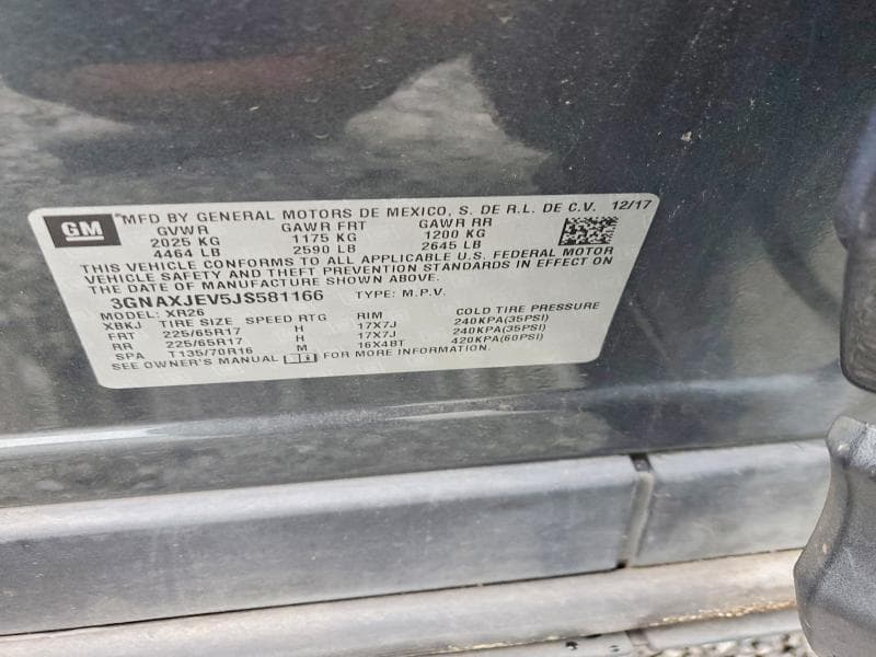 2018 CHEVROLET EQUINOX LT 13