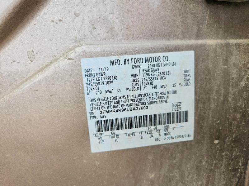 2020 FORD EDGE TITANIUM 14