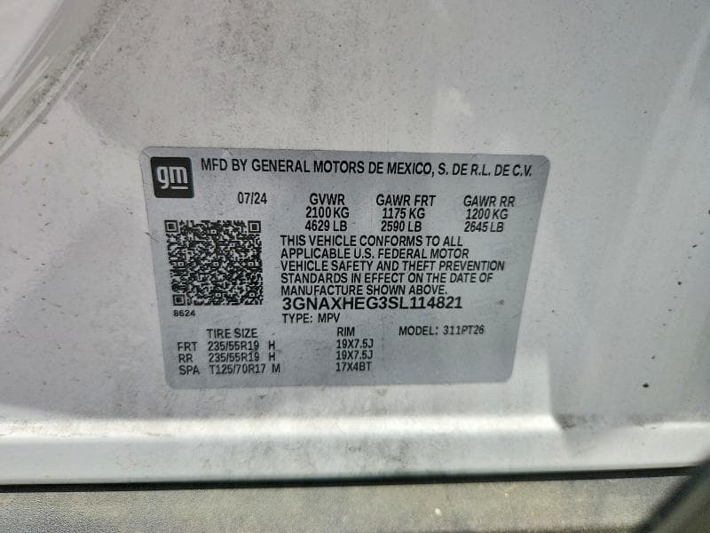 2025 CHEVROLET EQUINOX LT 13