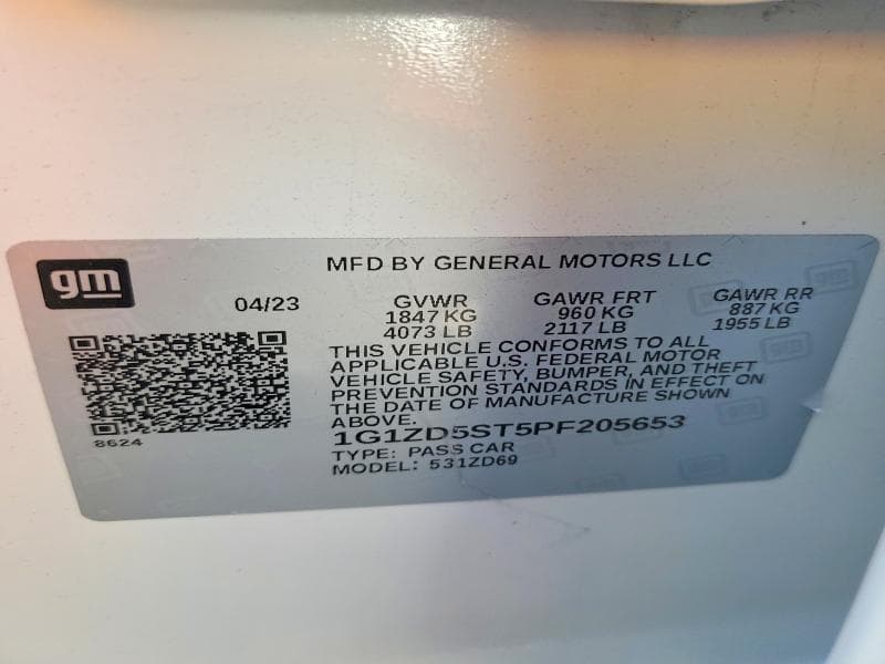 2023 CHEVROLET MALIBU LT 12