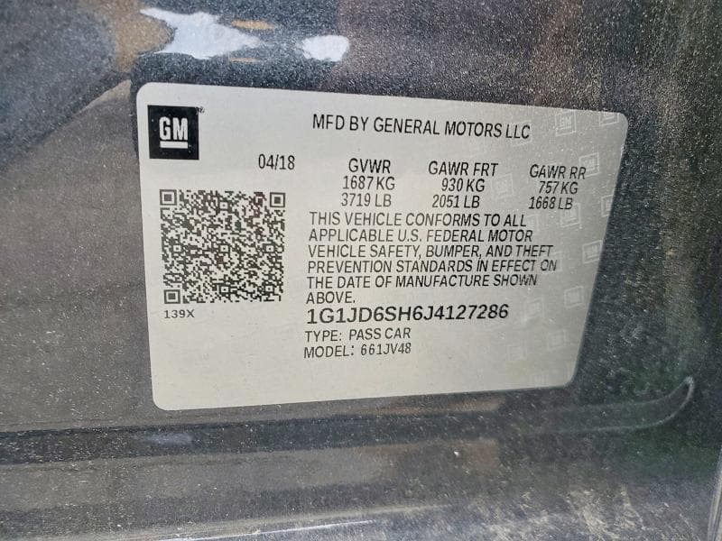 2018 CHEVROLET SONIC LT 12