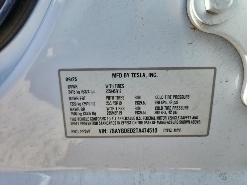 2026 TESLA MODEL Y 13
