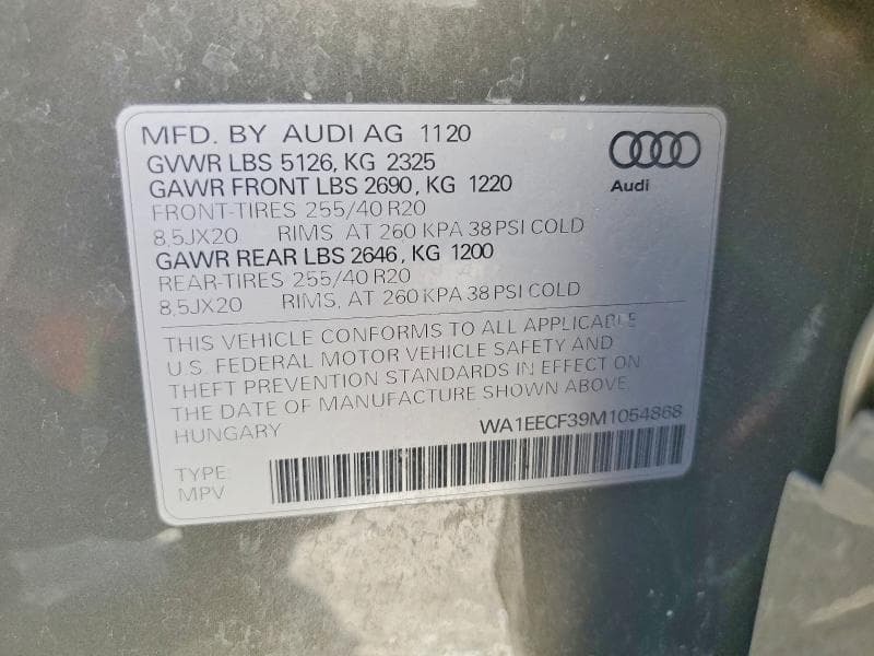 2021 AUDI Q3 PREMIUM PLUS S LINE 45 13