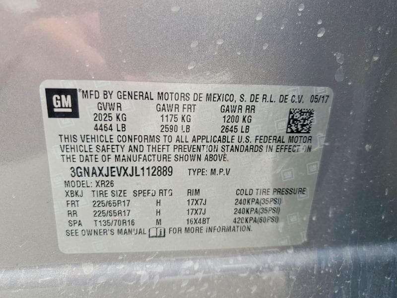 2018 CHEVROLET EQUINOX LT 13