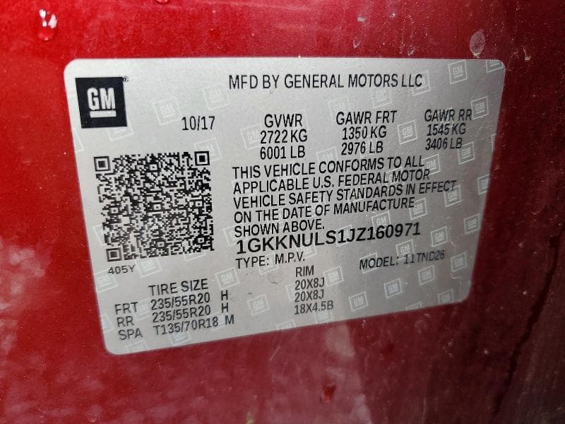 2018 GMC ACADIA SLT-1 13