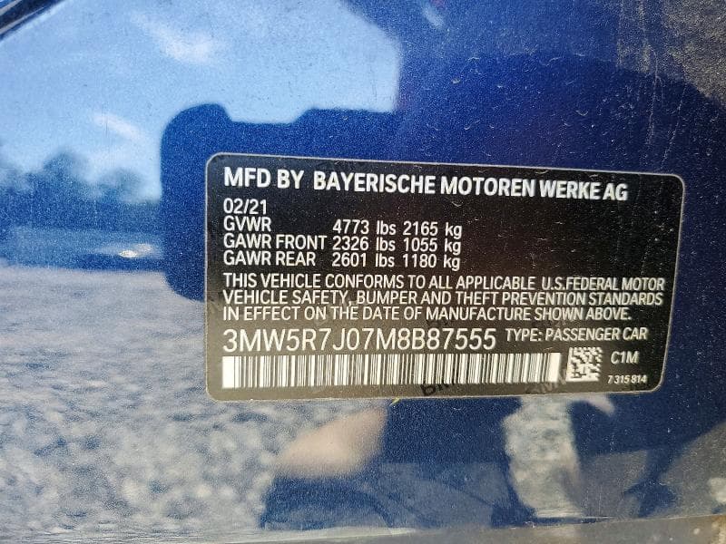 2021 BMW 330XI 13