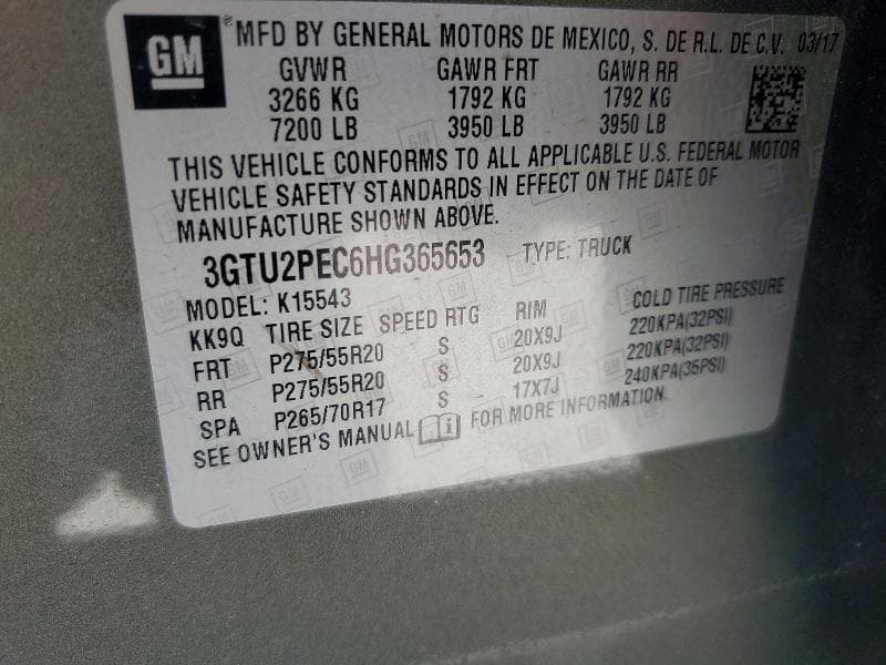 2017 GMC SIERRA K1500 DENALI 13