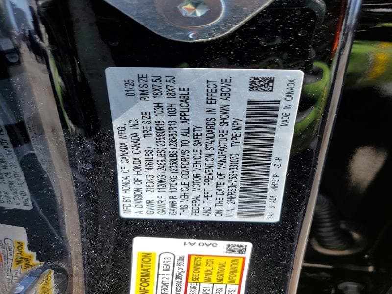 2025 HONDA CR-V EXL 14