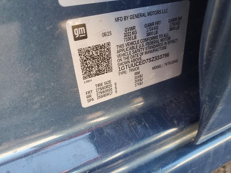 2025 GMC SIERRA K1500 ELEVATION 12