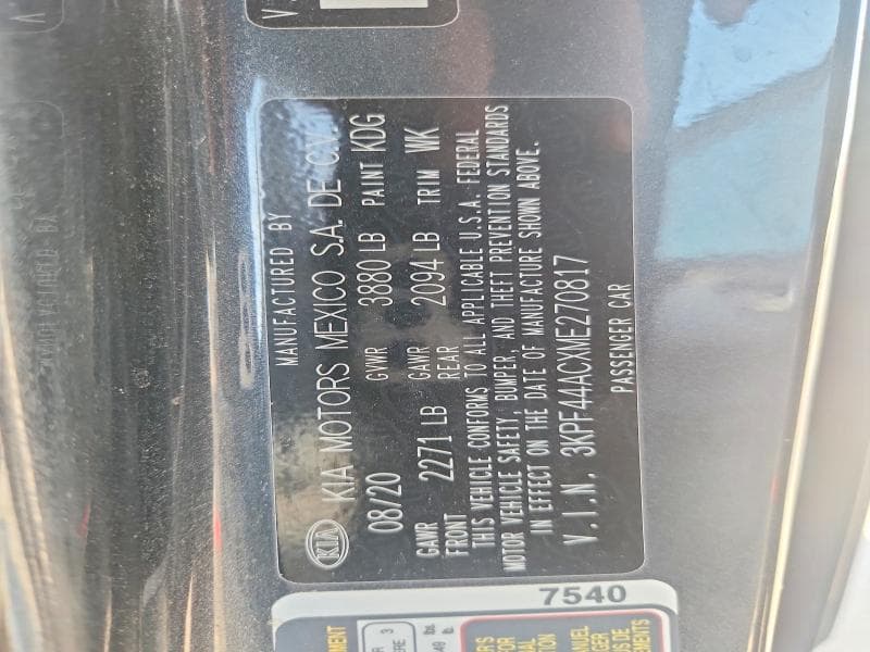 2021 KIA FORTE GT 13
