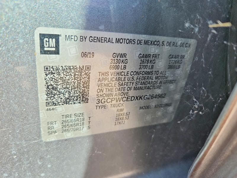 2019 CHEVROLET SILVERADO C1500 LT 12