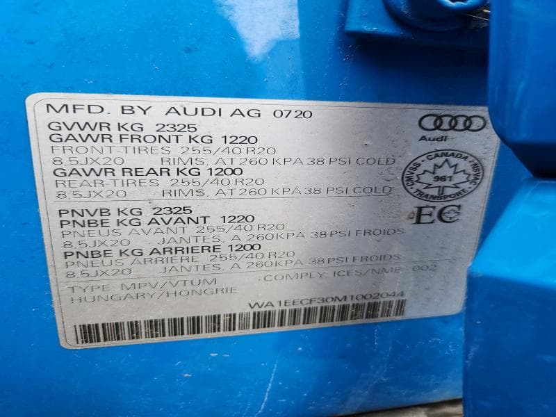 2021 AUDI Q3 PREMIUM PLUS S LINE 45 14