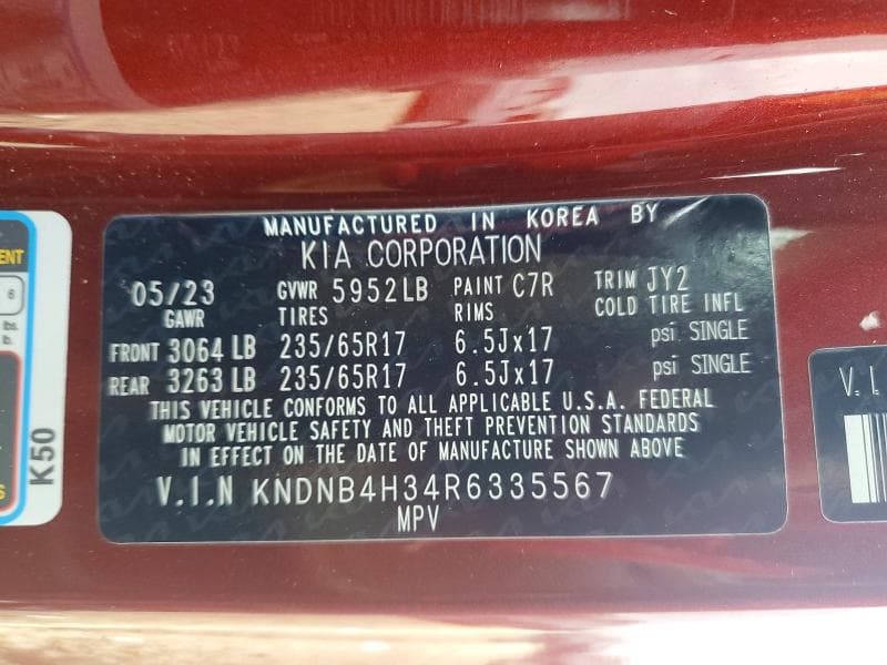 2024 KIA CARNIVAL LX 13