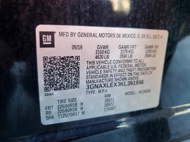 2019 CHEVROLET EQUINOX LT 13