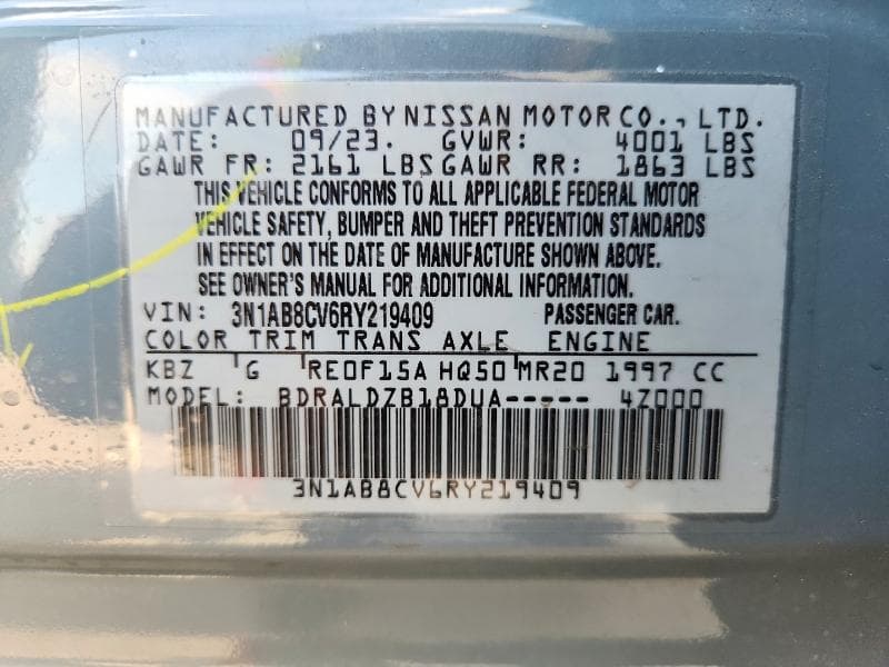 2024 NISSAN SENTRA SV 12