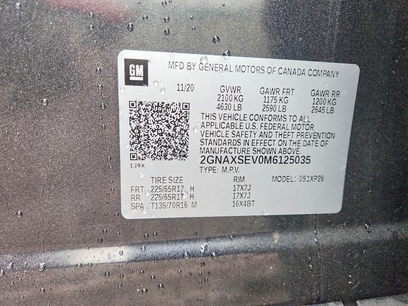 2021 CHEVROLET EQUINOX LS 13