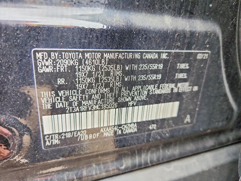 2021 TOYOTA RAV4 XLE PREMIUM 13