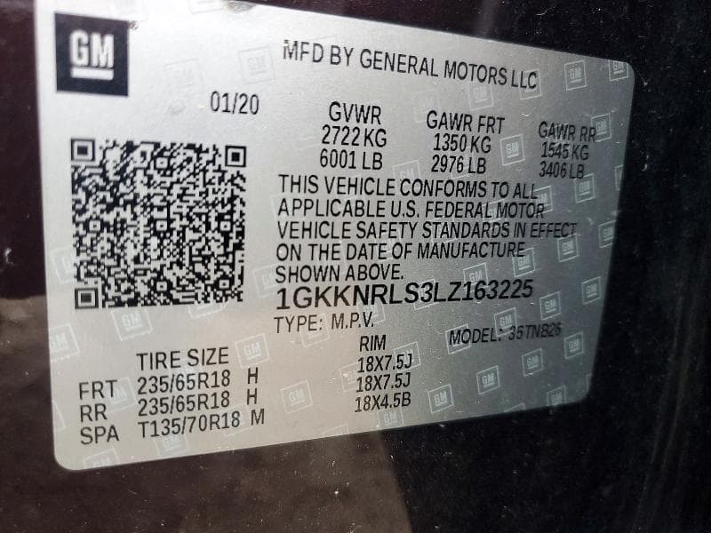 2020 GMC ACADIA SLE 13