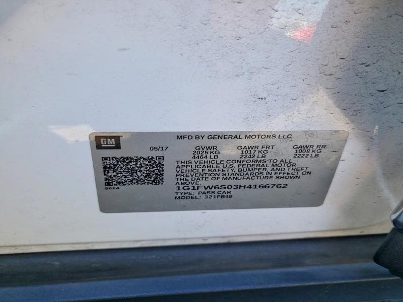 2017 CHEVROLET BOLT EV LT 12