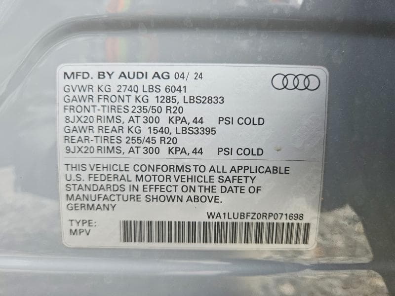 2024 AUDI Q4 E-TRON PREMIUM PLUS 14