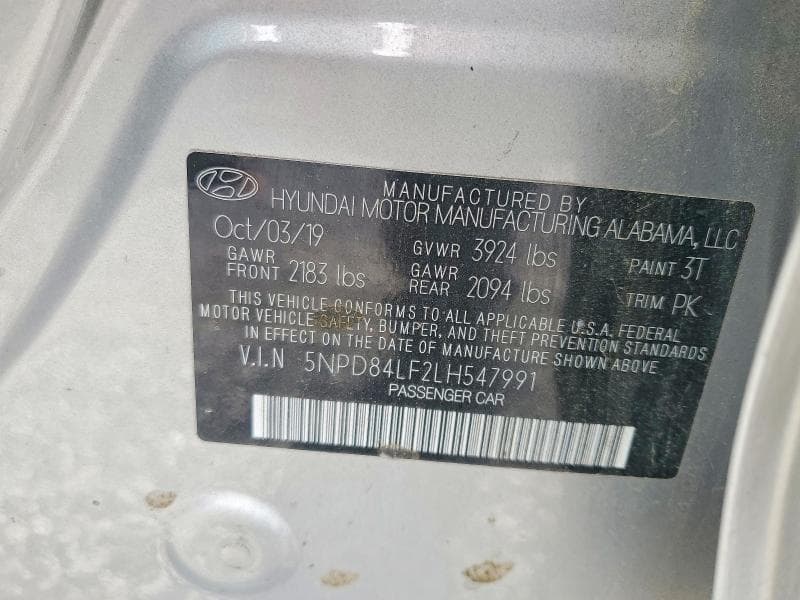 2020 HYUNDAI ELANTRA SEL 12