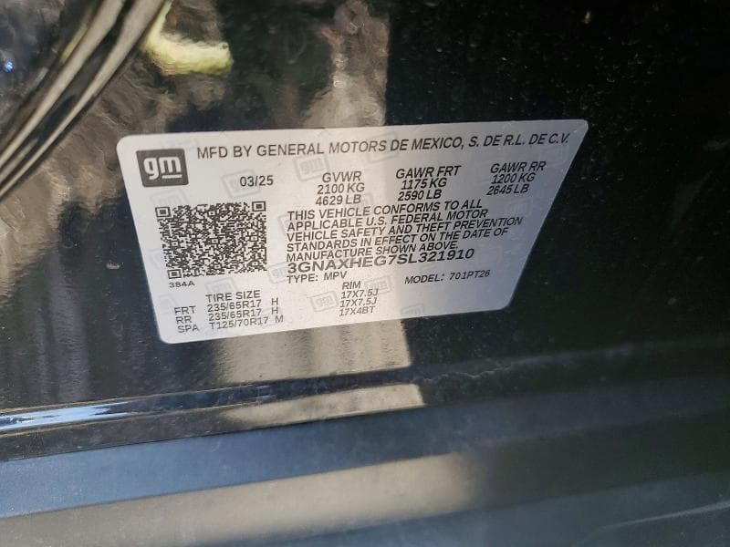 2025 CHEVROLET EQUINOX LT 13