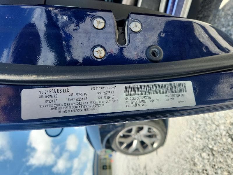 2017 DODGE CHALLENGER SXT 12