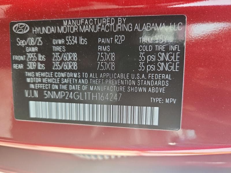 2026 HYUNDAI SANTA FE SEL 14