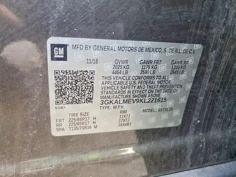 2019 GMC TERRAIN SLE 13