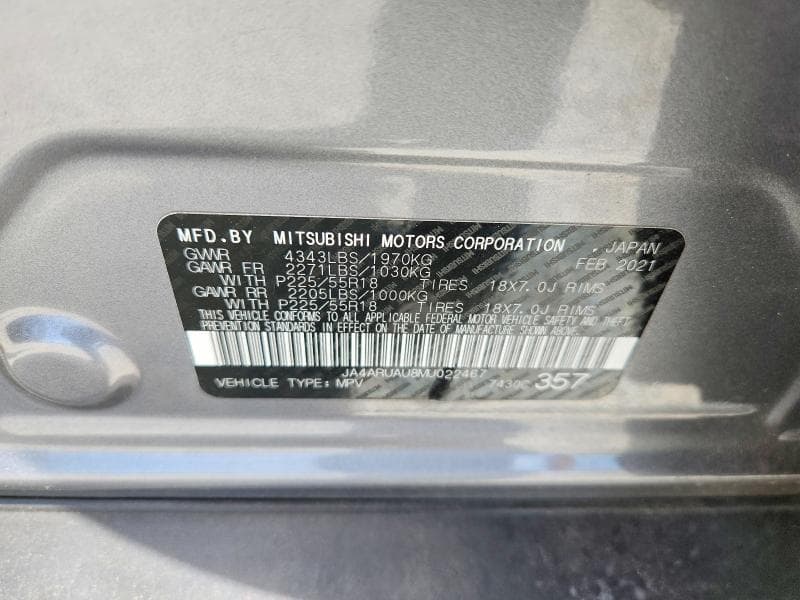 2021 MITSUBISHI OUTLANDER SPORT ES 14
