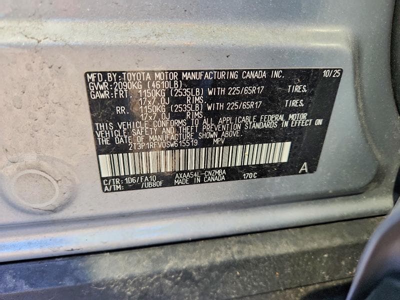 2025 TOYOTA RAV 4 12