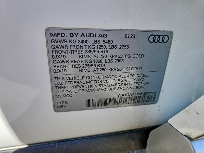 2023 AUDI Q5 PREMIUM 45 12