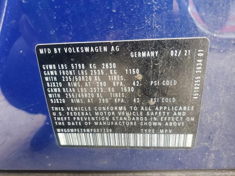 2021 VOLKSWAGEN ID.4 FIRST EDITION 12