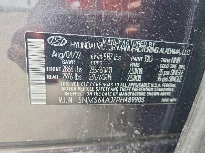 2023 HYUNDAI SANTA FE XRT 12