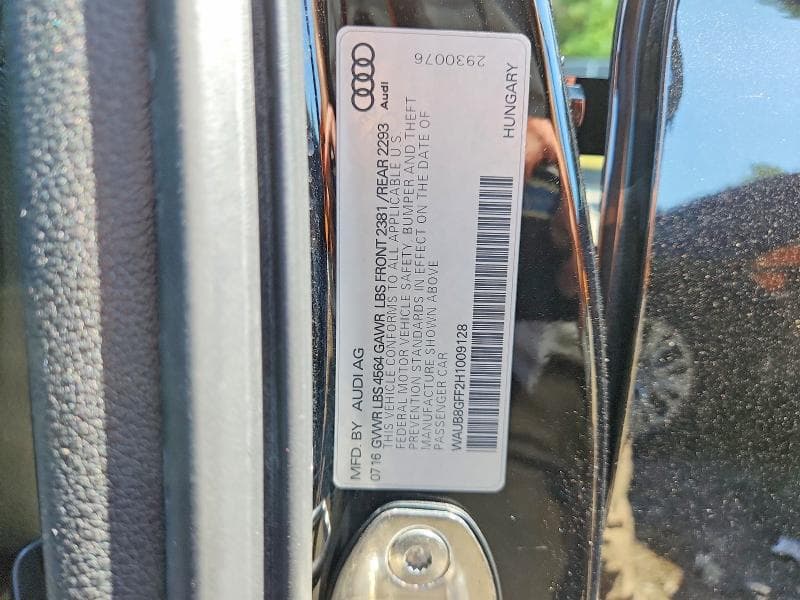 2017 AUDI A3 PREMIUM 12