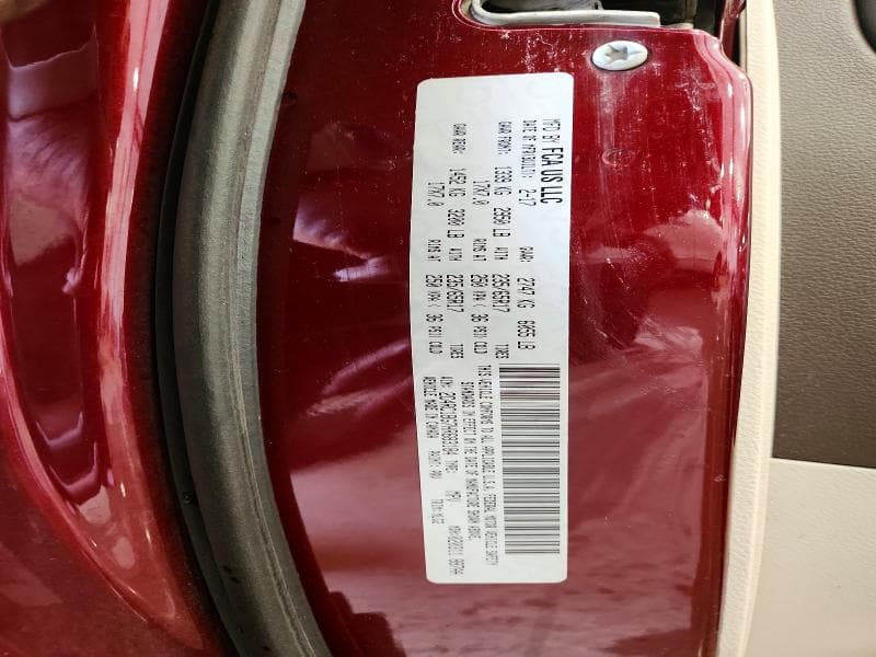 2017 CHRYSLER PACIFICA TOURING L 12