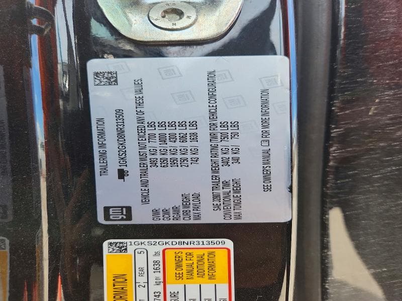 2022 GMC YUKON XL K1500 SLT 13