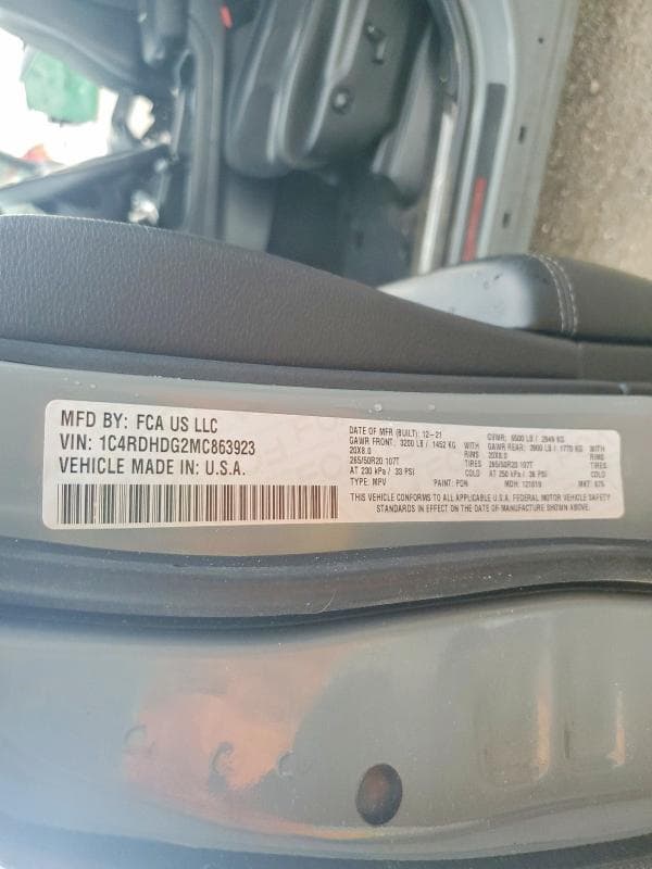 2021 DODGE DURANGO GT 13