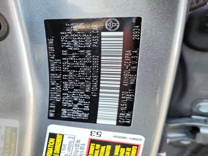 2026 TOYOTA CAMRY XSE 12