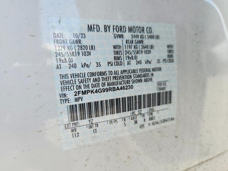 2024 FORD EDGE SE 13