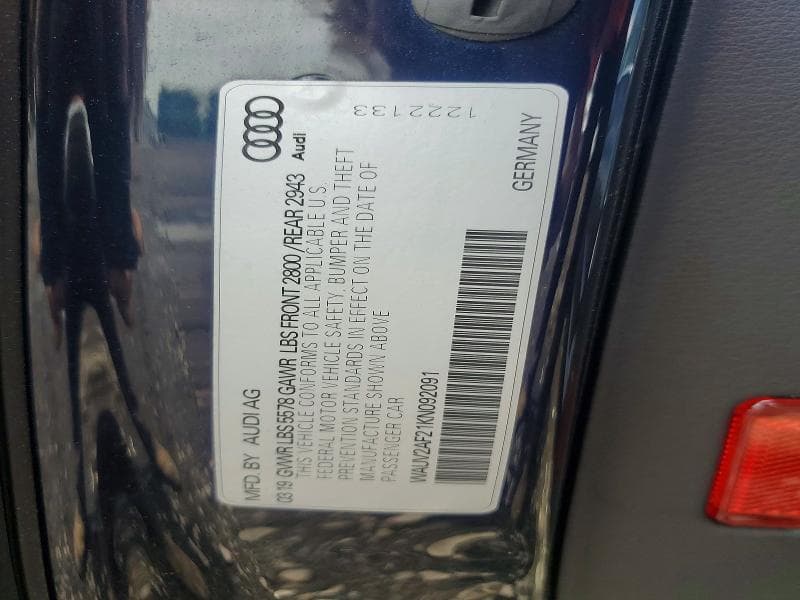 2019 AUDI A7 PRESTIGE S-LINE 12