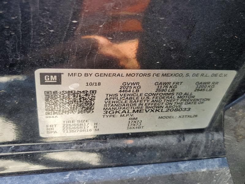 2019 GMC TERRAIN SLE 12