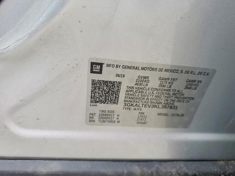 2019 GMC TERRAIN SLE 13