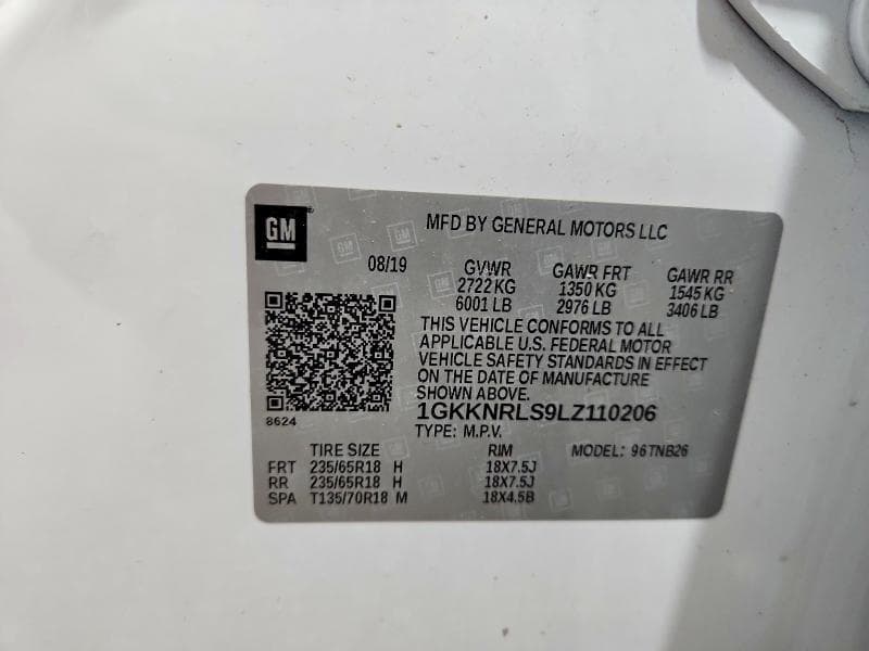 2020 GMC ACADIA SLE 13